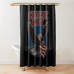 Charlie Kirk American Shower Curtain