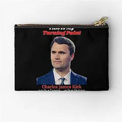 Charlie Kirk This is my Turning Point Zipper Pouch