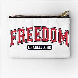 Charlie Kirk Tribute Zipper Pouch