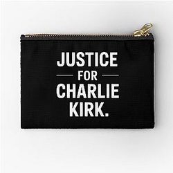 Charlie Kirk Zipper Pouch
