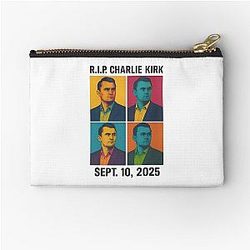 Charlie Kirk Free Zipper Pouch