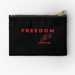 Charlie Kirk Freedom Zipper Pouch