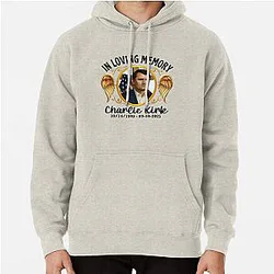 Charlie Kirk in Patriot USA Pullover Hoodie