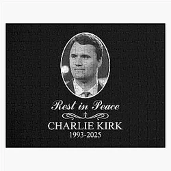 Charlie Kirk Memorial Tribute In Loving Memory Jigsaw Puzzle
