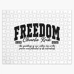 Freedom Charlie Kirk Great American Patriot Hero Puzzle
