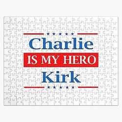 Charlie Kirk is My Hero Jigsaw Puzzle
