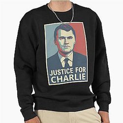 Justice for Charlie Kirk Memorial Sweatshirt