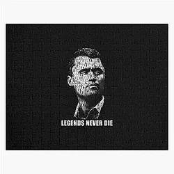Charlie Kirk Legends Never Die Distressed Tribute Jigsaw Puzzle
