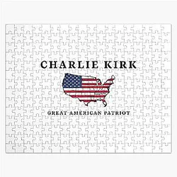 Charlie Kirk Great American Patriot Jigsaw Puzzle to Great American Puzzle