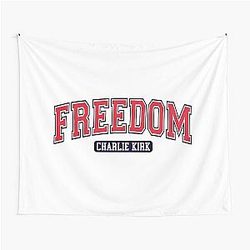 Freedom Tribute Charlie Kirk Tapestry