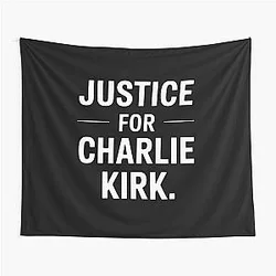 Charlie Kirk Tapestry