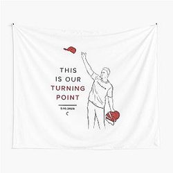 THIS IS OUR TURNING POINT Charlie Kirk Tapestry