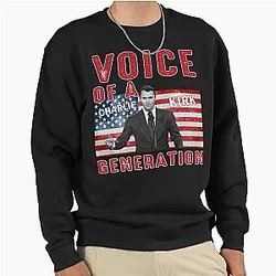 Charlie Kirk Voice of a Generation Pullover Sweatshirt