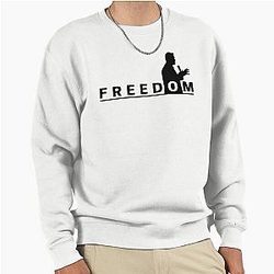 Freedom Charlie Kirk Pullover Sweatshirt