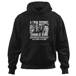 True Patriot PTTT2505  Charlie Kirk Hoodies