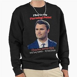 Charlie Kirk This is my Turning Point 1993-2025 Pullover Sweatshirt