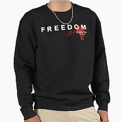 Freedom Blood Signature Red Charlie Kirk Tribute Sweatshirt