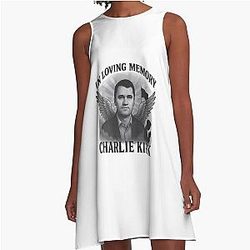 In Loving Memory of Charlie Kirk A-Line Dress