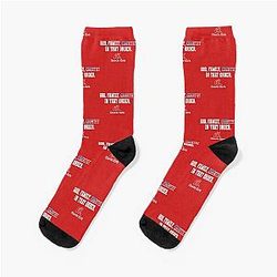 God Family Country Charlie Kirk Quote Socks
