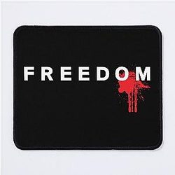 Freedom Blood Splatter Fight For Charlie Kirk Mousepad