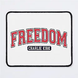 Freedom Charlie Kirk Tribute Mousepad