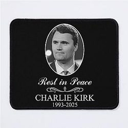 Charlie Kirk Memorial Tribute In Loving Memory Mouse Pad