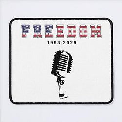 Freedom Charlie Kirk Mouse Pad
