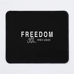 Freedom Charlie Kirk Red American Activists Turning Point In October We Wear Red October 14th Mouse Pad