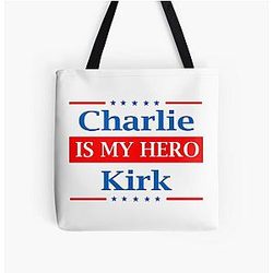Charlie Kirk Tote Bag