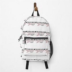 Freedom shouldn't Cost this Much Charlie Kirk Signature Backpack 1993-2025 Tribute