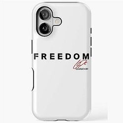 Freedom Charlie Kirk iPhone Tough Case Signature Tribute