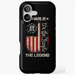Pray for Charlie Kirk the American iPhone Flag Case