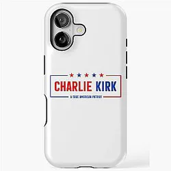 Charlie Kirk American Hero iPhone Tough Case