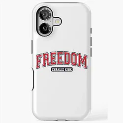 Freedom Charlie Kirk Tribute Tough iPhone Case