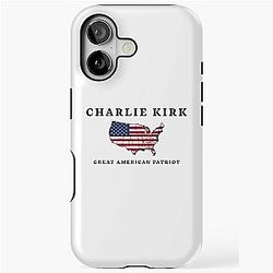 Charlie Kirk Great American Patriot iPhone Tough Case