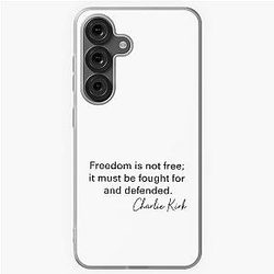 Justice for Charlie Kirk Samsung Galaxy Soft Case