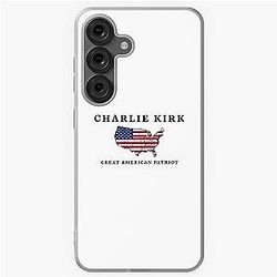 Charlie Kirk Great American Patriot Samsung Galaxy Case