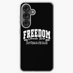 Freedom Charlie Kirk Great American Hero Patriot Samsung Galaxy Case