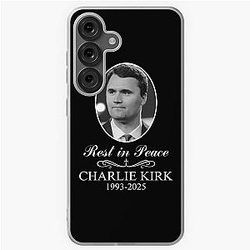 Charlie Kirk in Memory Samsung Galaxy Case