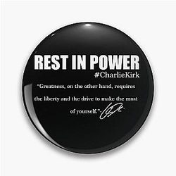 Rest In Power Greatness Tribute Pin