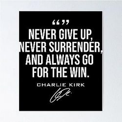 Charlie Kirk Poster