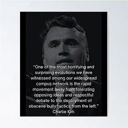 Charlie Kirk Poster