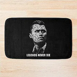 Charlie Kirk Legends Never Die Tribute Bath Mat