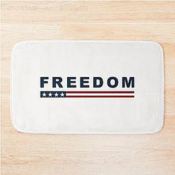 Freedom Charlie Kirk Bath Mat