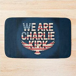 We Are Charlie Kirk Bath Mat