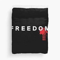 Freedom Blood Fight for Charlie Duvet Cover