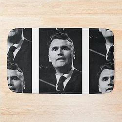 Charlie Kirk American Flag Bath Mat