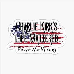 Charlie Kirk Sticker