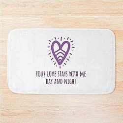 Charlie Puth & BTS Jung Kook - Left Right lyrics Bath Mat