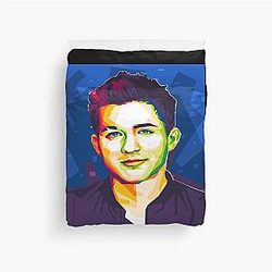 Music Charlie Puth Duvet Cover